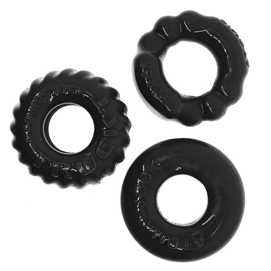 Bonemaker 3-Pack Boner Rings - Black OX-3061-BLK