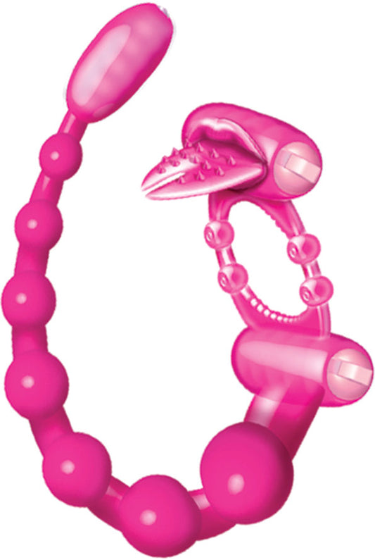 Super Xtreme Vibe Scorpion With Dual Stinger Anal Vibe - Magenta HTP2298