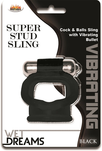 Wet Dreams Super Stud Sling - Black HTP2935