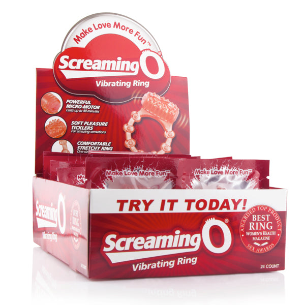 The Screaming O Vibrating Ring - 24 Count P.O.P. Box Display SO110D