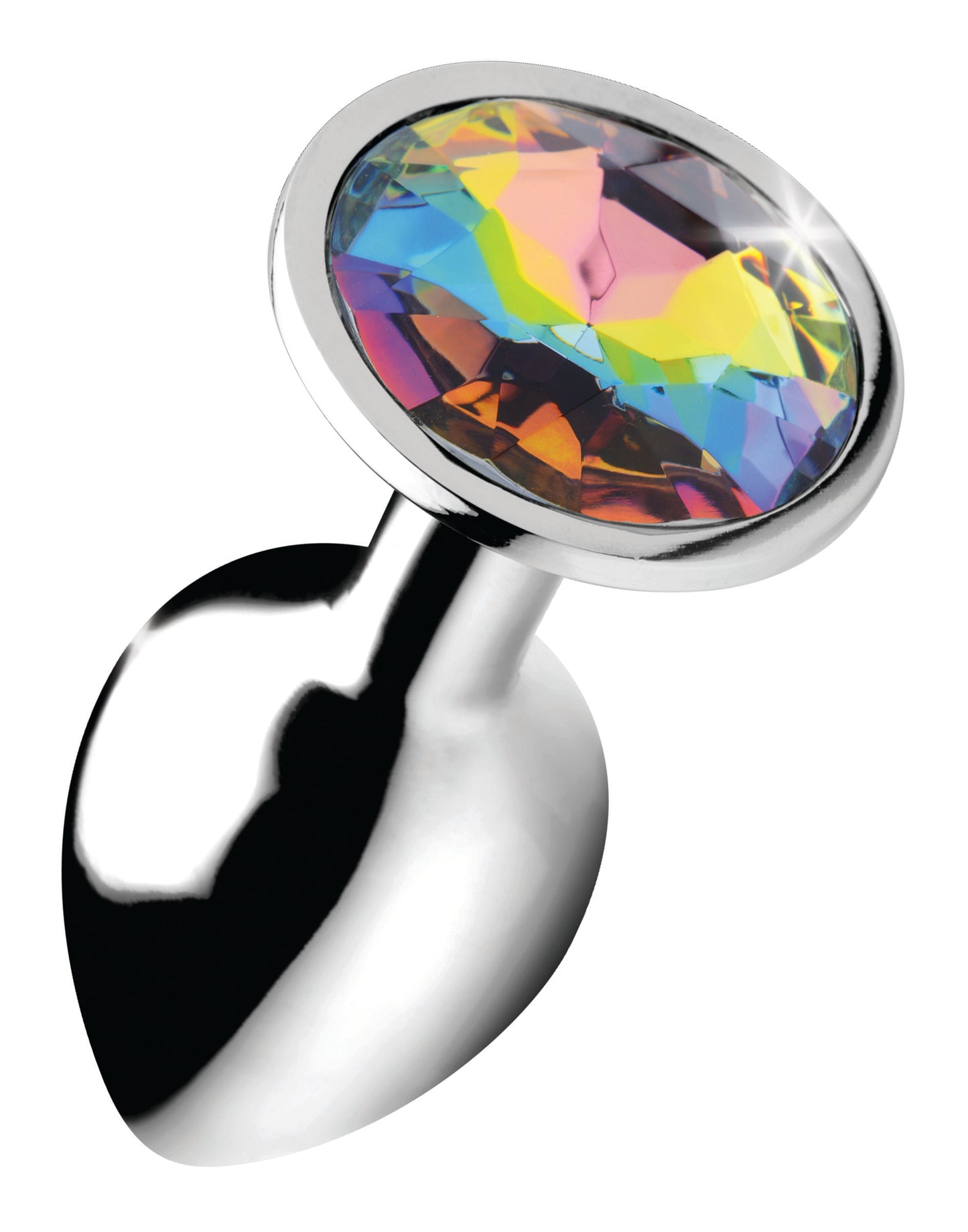 Rainbow Prism Gem Anal Plug - Small BTYS-AG375-SML