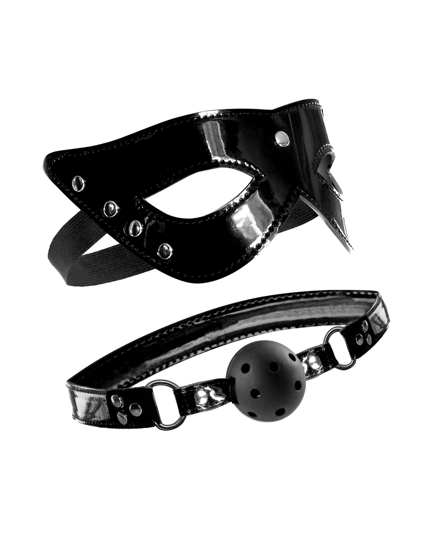 Fetish Fantasy Limited Edition Masquerade Mask and Ball Gag PD4447-23