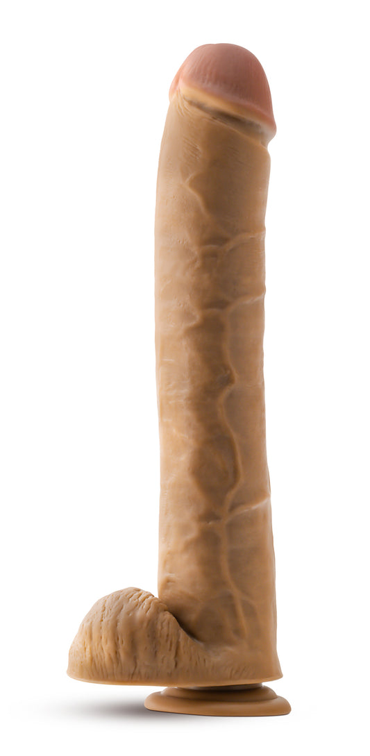 Dr. Skin - Dr. Michael - 14 Inch Dildo With Balls  Tan BL-26407