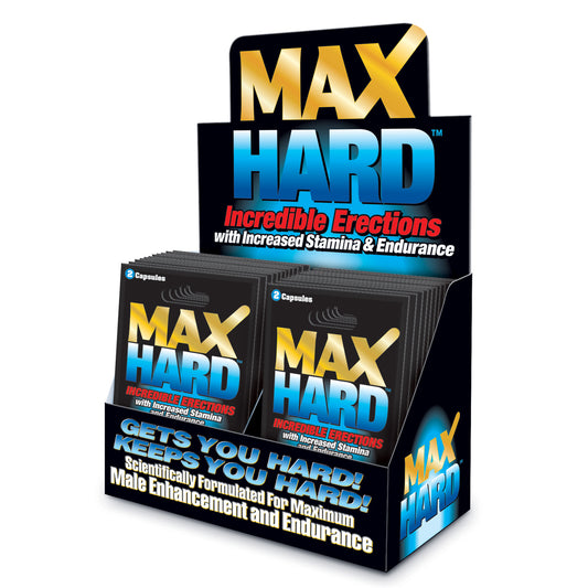 Max Hard XXX - 24 Packet Display MD-MHXXX24