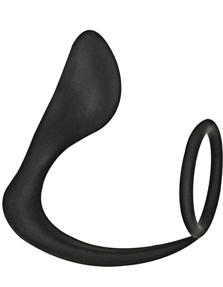 Commander Prostate Pleaser Cockring - Black NW2944