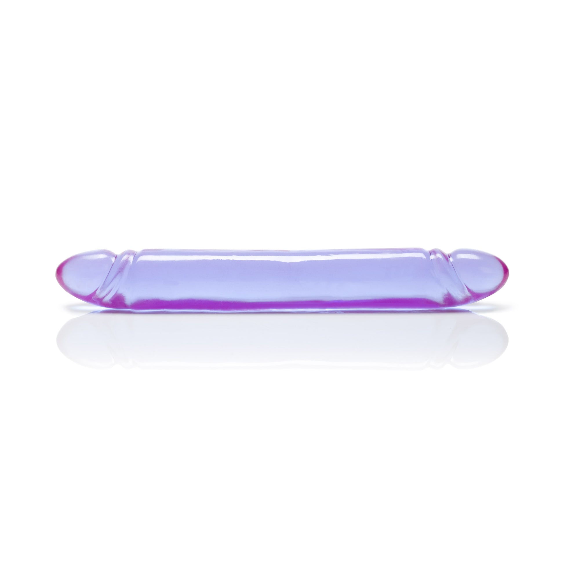 Reflective Gel Smooth Double Dong - Purple SE0280302