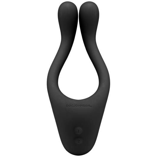 Tryst Multi Erogenous Zone Silicone Massager - Black DJ0990-05-BX