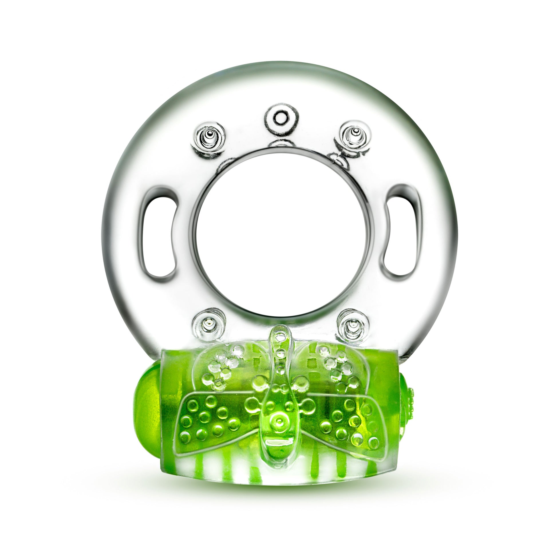 Play With Me - Arouser Vibrating C-Ring - Green BL-30622