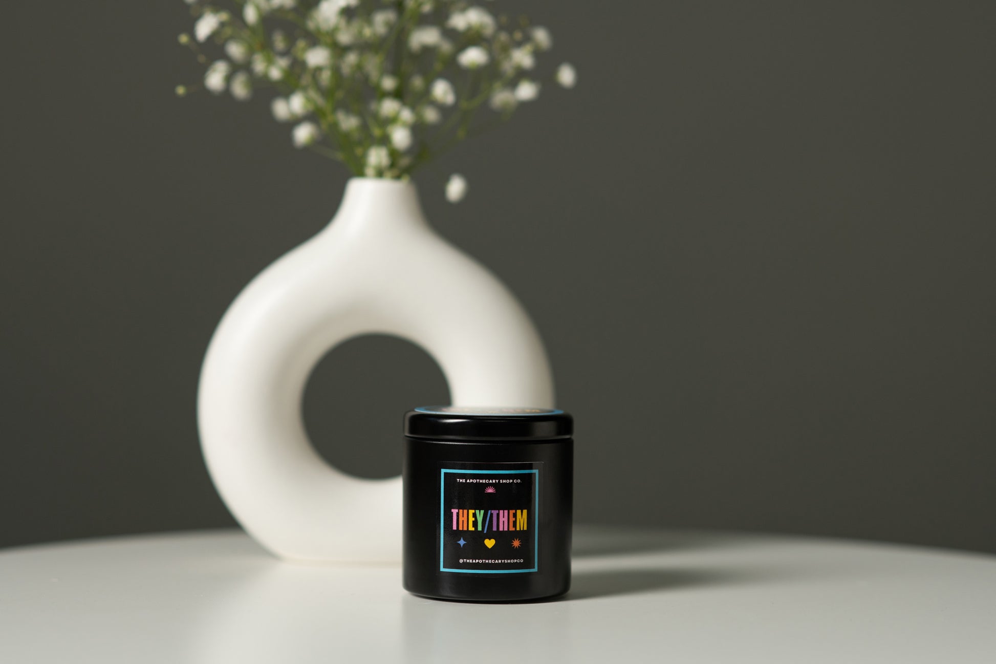 Gender Fluid Candle - They/them 4 Oz - Vanilla  Bean GFL-8280